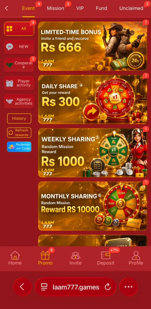 Laam777 Game Reward